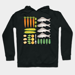 Veggie Flat Lay Hoodie